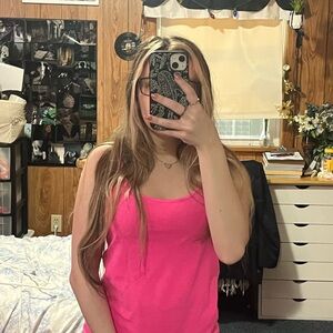 Hot pink cami top